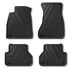 Tappetini compatibili con Audi A4 B9 dal 2015 in poi, su misura in Gomma TPE